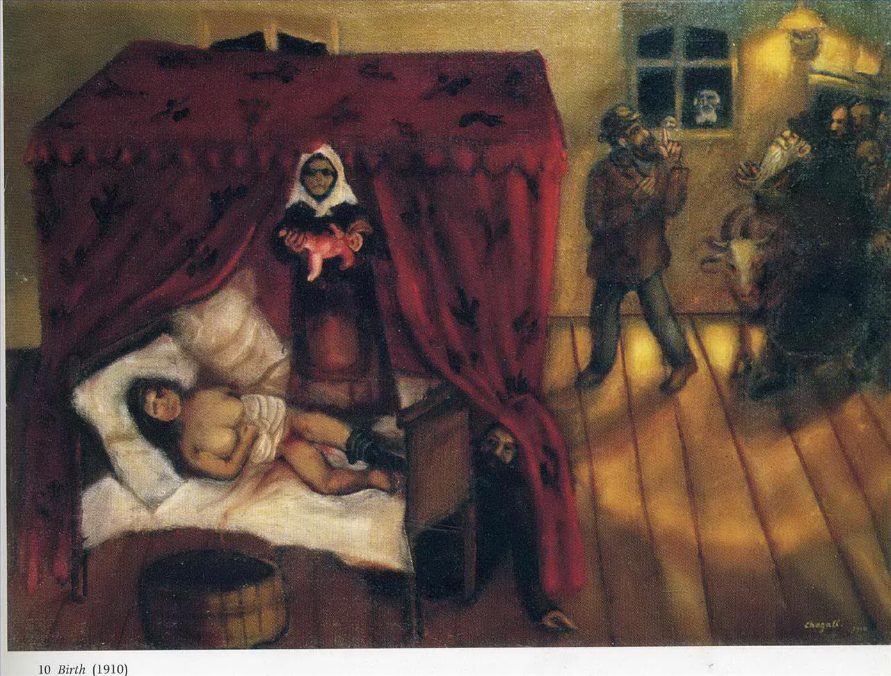 Nacimiento contemporáneo de Marc Chagall Pintura al óleo